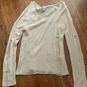 Royal Bones distressed sweater size medium hot topic